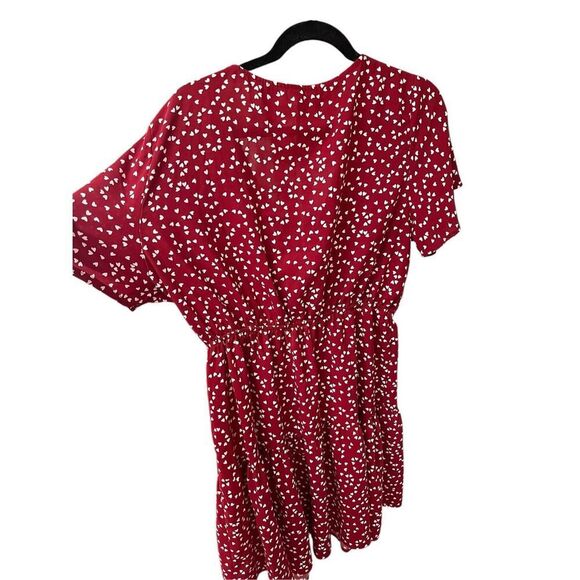 SHEIN plus size 2x curve red polka dot summer dress - Picture 5 of 6